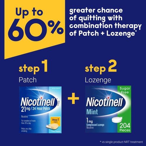 Nicotinell Stop Smoking Aid Nicotine Lozenge 1mg Mint thumbnail 3