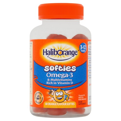 Haliborange Omega 3 Softies 60's Orange