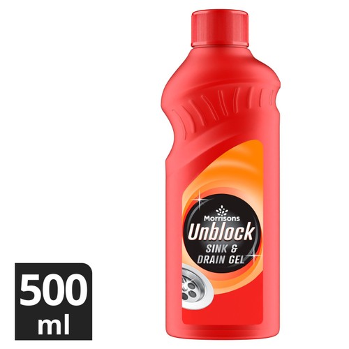 Morrisons Sink & Drain Gel Unblocker 500ml