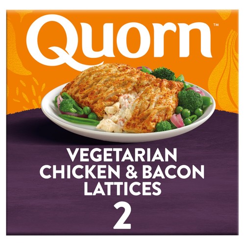 Quorn Chicken & Bacon Vegetarian Lattices 300g