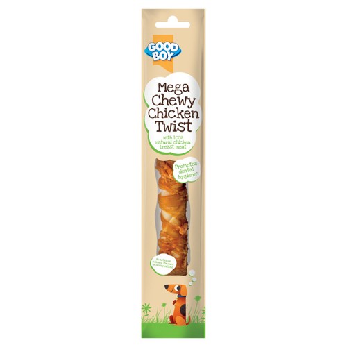 Good Boy Chicken & Hide Twister Dog Treat 