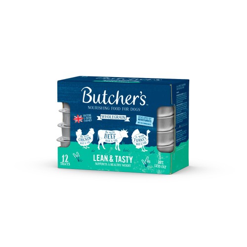 Butcher's Wholegrain Lean & Tasty Low Fat Dog Food Trays Variety Pack thumbnail 3