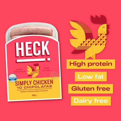 Heck Simply Chicken Sausages  thumbnail 2