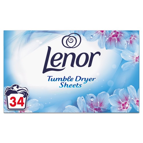 Lenor Spring Awakening Tumble Dryer Sheets 34 Washes