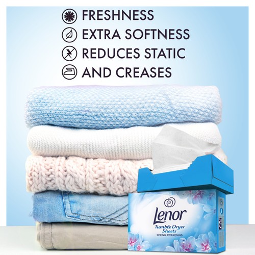 Lenor Spring Awakening Tumble Dryer Sheets 34 Washes thumbnail 3
