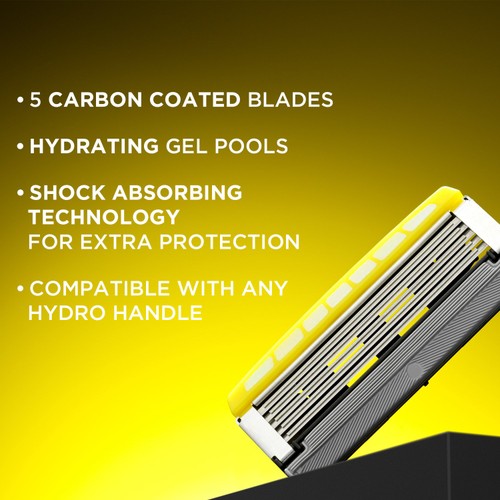 Wilkinson Sword Hydro Sense Energize Razor 4 Blades thumbnail 6