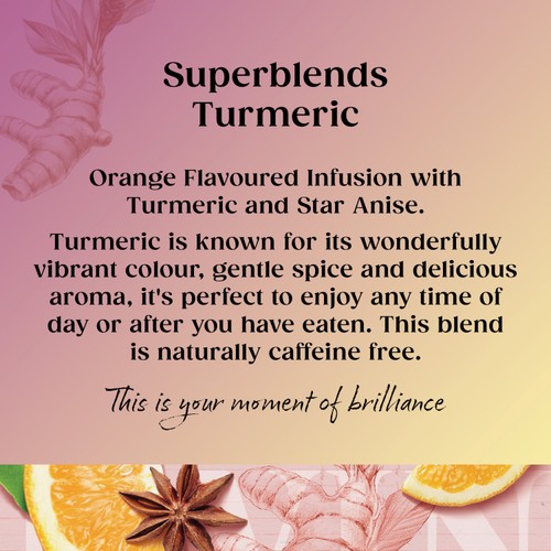 Twinings Superblends Turmeric 20 Single Tea Bags thumbnail 3