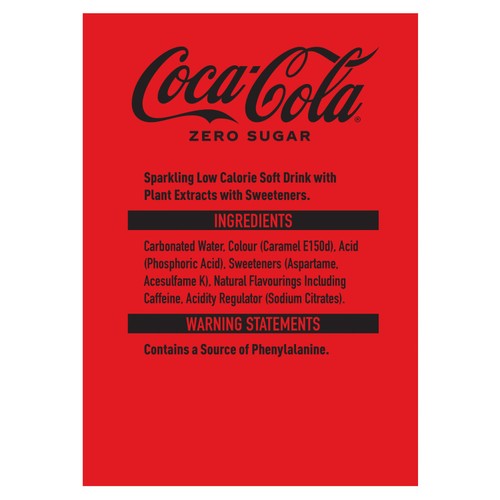 Coca-Cola Zero Sugar Bottles   4 x 250ml thumbnail 4