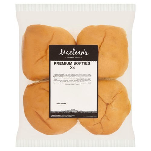 Maclean's Highland Bakery Premium Softies 4 Pack