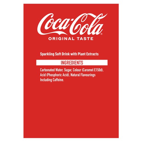 Coca-Cola Original Taste 4 x 250ml thumbnail 3