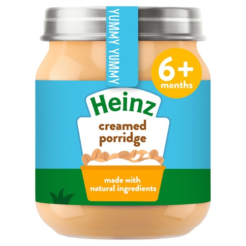 Heinz Creamy Oat Porridge Baby Food Jar 6+ Months