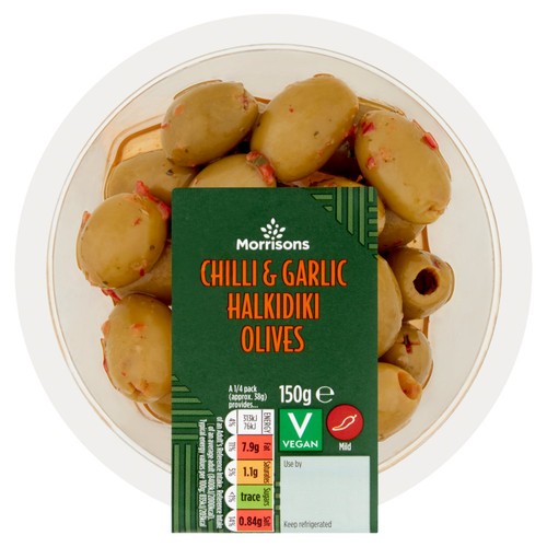 Morrisons Chilli & Garlic Olives 150g