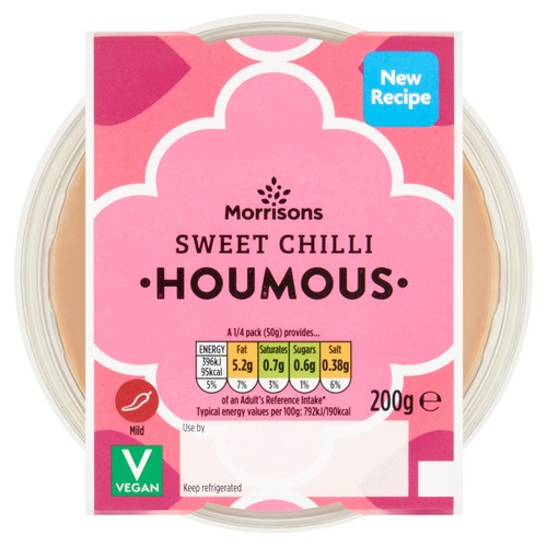 Morrisons Sweet Chilli Houmous 200g