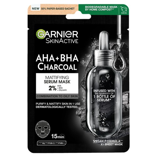 Garnier Skin Active Pure Charcoal Black Tissue Mask