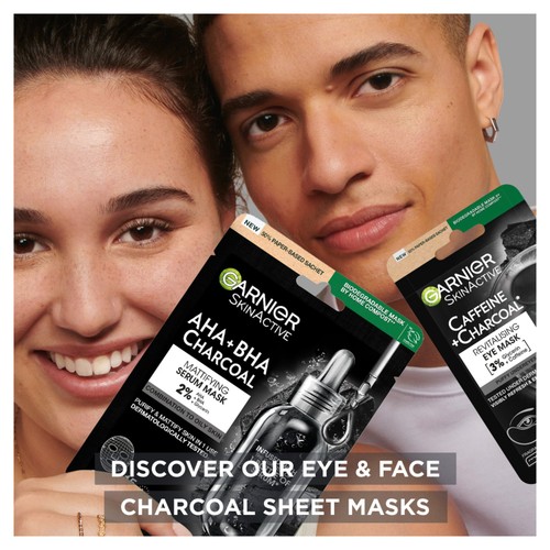 Garnier Skin Active Pure Charcoal Black Tissue Mask thumbnail 2