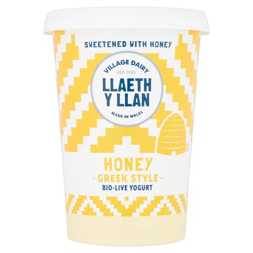 Village Dairy Llaeth Y Llan Honey Greek Style Yogurt   450g