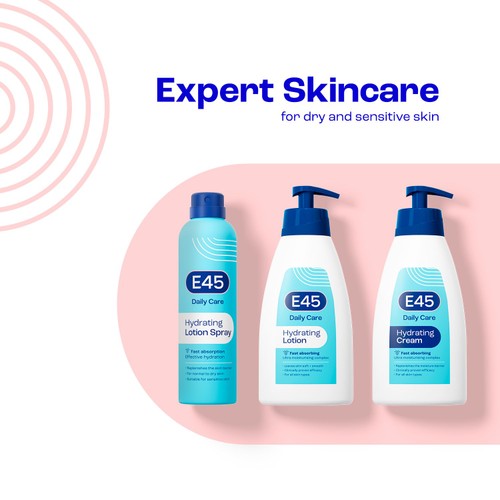 E45 Daily Fast Absorption Moisturiser Lotion thumbnail 3