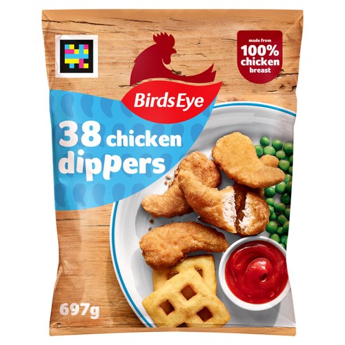 Birds Eye 38 Crispy Chicken Dippers 697g