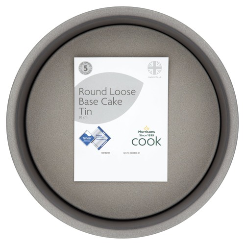 Morrisons Round Loose Base Cake Tin  thumbnail 2