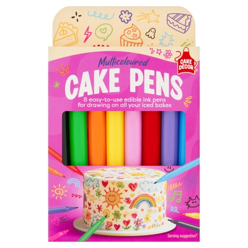 Cake Decor Cake Pens Edible 8 Colours