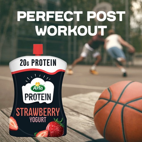 Arla Protein Strawberry Yogurt Pouch 200g thumbnail 5