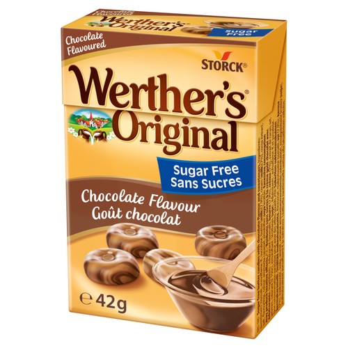 Werther's Original Chocolate Flavour Sugar Free 42g thumbnail 2