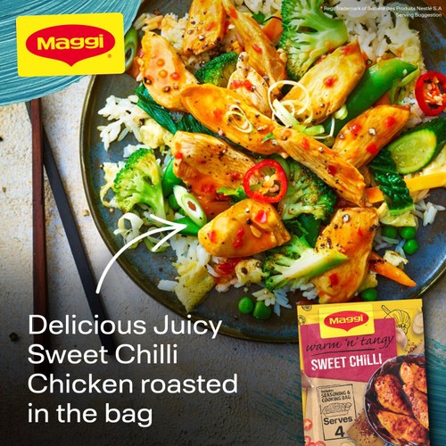 Maggi Juicy Sweet Chilli Halloumi Herb and Spice Seasoning Mix thumbnail 6