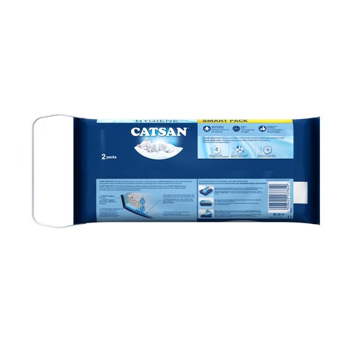 Catsan Hygiene Smart Pack 2x Inlays Cat Litter Dust-Free Litter Tray Liner thumbnail 2