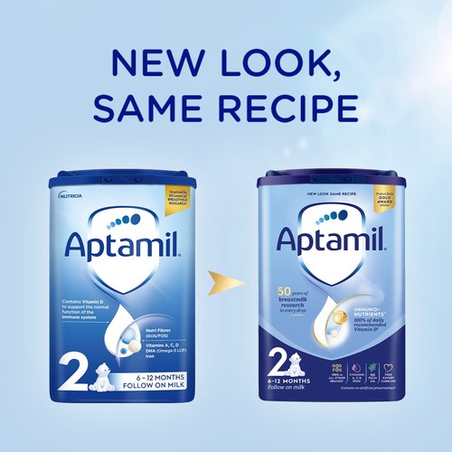 Aptamil 2 Follow On Baby Milk Formula Powder 6-12 Months thumbnail 2