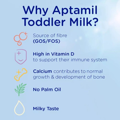Aptamil 3 Toddler Milk Formula Powder 1+ Years thumbnail 3