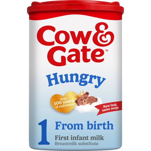 Cow & Gate Hungry First Infant Baby Milk Formula Powder From Birth