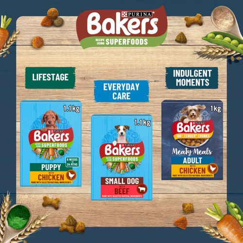 Bakers Senior Dry Dog Food Chicken & Veg thumbnail 4