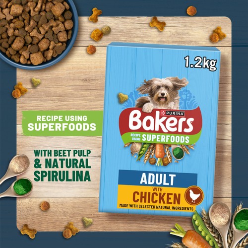 Bakers Dry Dog Food Beef & Veg thumbnail 5