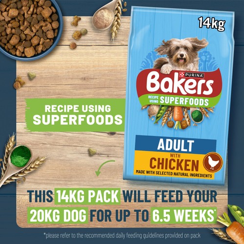 Bakers Dry Dog Food Chicken & Veg thumbnail 5