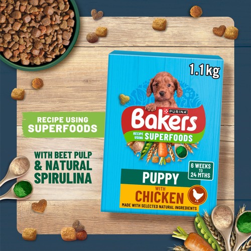 Bakers Puppy Dry Dog Food Chicken & Veg thumbnail 4