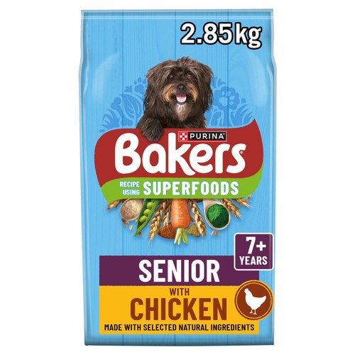 Bakers Senior Dry Dog Food Chicken & Veg