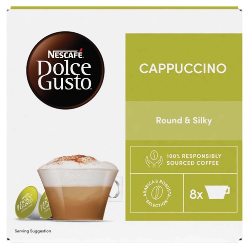 Nescafe Dolce Gusto Cappuccino Coffee Pods x 16 thumbnail 3
