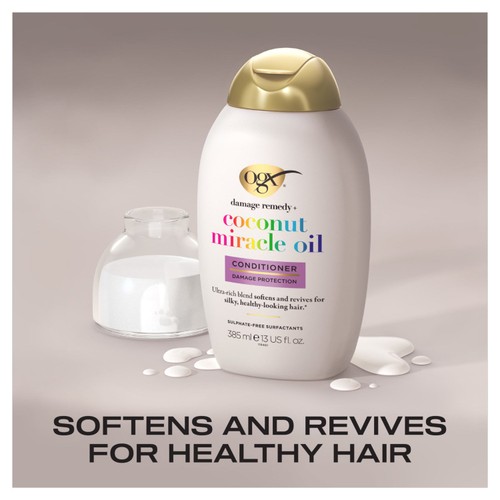 Ogx Damage Remedy + Coconut Miracle Oil Conditioner thumbnail 2