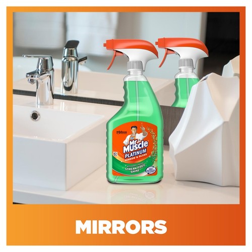 Mr Muscle Platinum Window & Glass Spray thumbnail 2