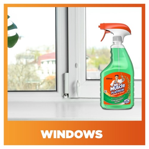 Mr Muscle Platinum Window & Glass Spray thumbnail 3