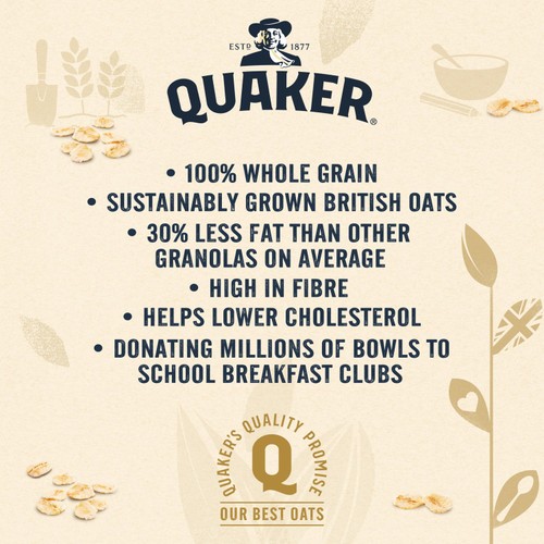 Quaker Oat Raisin Granola Cereal thumbnail 3