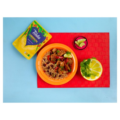Tilda Microwave Caribbean Rice and Peas Basmati thumbnail 4