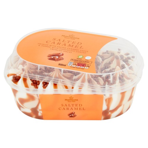 Morrisons Salted Caramel Ice Cream thumbnail 2