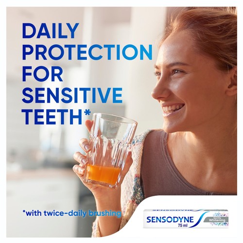 Sensodyne Daily Care Gentle Whitening Sensitive Toothpaste 75ml thumbnail 4