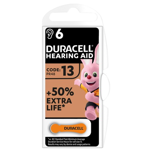 Duracell Hearing Aid Batteries Size 13