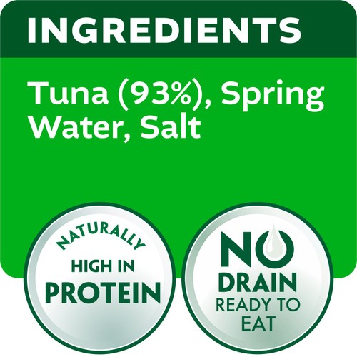 John West No Drain Fridge Pot Tuna Steak with a Little Spring Water 3x110g thumbnail 4