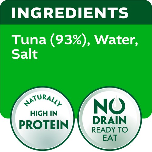 John West No Drain Fridge Pot Tuna Steak with a Little Brine 110g thumbnail 5