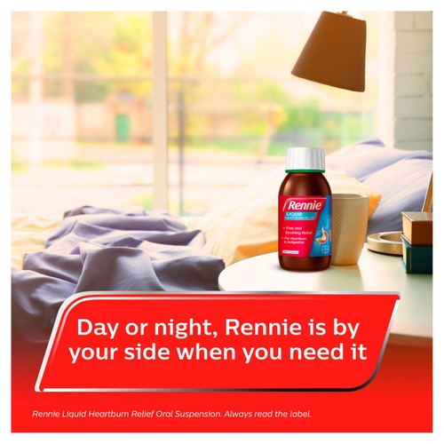 Rennie Liquid Heartburn & Indigestion Relief Peppermint thumbnail 3