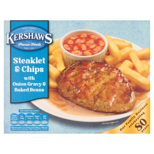 Kershaws Classic Steaklet & Chips