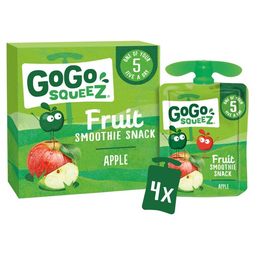 GoGo SqueeZ Fruit Smoothie Snack Apple thumbnail 2